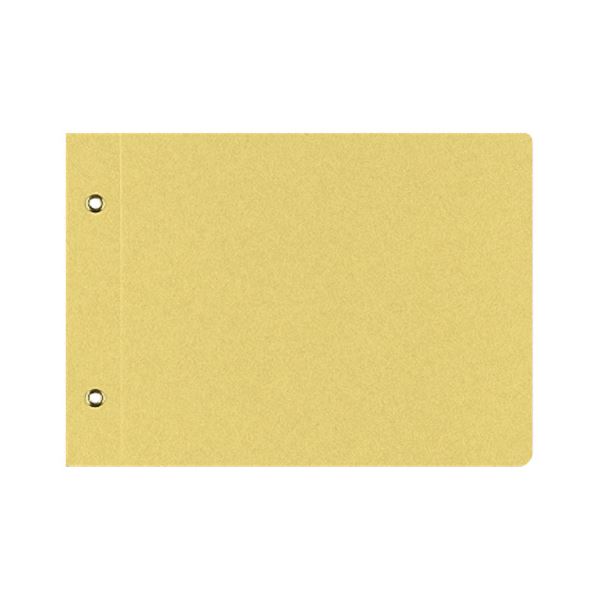 (まとめ) コクヨ 綴込表紙C クラフトタイプB6ヨコ 2穴 ツ-50 1セット(20組40枚:1組2枚×20パック) 【×10セット】 手書きで個性を表現 ク...