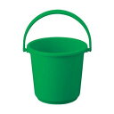 (まとめ)TRUSCO PPカラーバケツ 15L緑 TPPB-15-GN 1個【×10セット】 高い耐久性 頑丈 で丈夫なスタンダードなカラーバケツ 肉厚設計で...