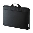 (まとめ)取っ手付きPC パソコン インナーケース 15.6型ワイド対応 ブラック IN-GH15BK 1個【×3セット】 黒 便利な取っ手付きのスリムインナー...