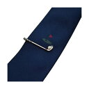 SWANK(スワンク) タイバー・ネクタイセット 【タイバーデザイン:ゴルフ】 ゴルフ愛好家のためのスタイリッシュなタイバーとネクタイのセット 高品質な素材と洗...