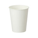 サンナップ 紙コップ ホワイト275ml(9オンス)C27100A-K 1セット(2500個:100個×25パック) 白 持ちやすい大容量 大型 ホワイト275...