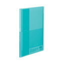 (まとめ)コクヨ クリヤーブック(Glassele) 固定式 A4タテ 10ポケット ライトブルー ラ-GL10LB 1冊 【×30セット】 青 目立たない傷を...