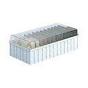 (まとめ) 名刺分庫 600名用ウォームグレー PHM-101WN 1個【×10セット】 スムーズな整理と検索が可能な、600枚整理 収納 の名刺ホルダータイプ...