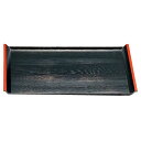 尺5 アイディー木目盆/トレー 【黒天朱】 455mm×325mm×22mm 日本製 国産 〔和食 レストラン 居酒屋 店舗 お店〕 和の風情を演出する、国産木...