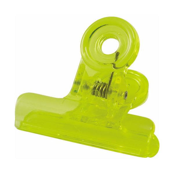 (まとめ)TRUSCO ポリカクリップ 38mm 黄 PC パソコン 20-Y 1袋(20個)【×10セット】 割れにくい素材で作られた、頼れるクリップ ポリカ...