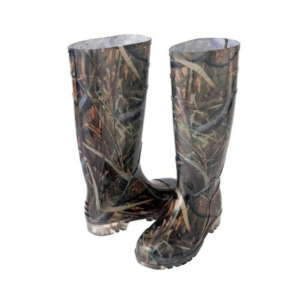 迷彩 レインブーツ 長靴 24cm ウッドランドカモ PVC ブーツ レインシューズ レインウェア 雨具 雨靴 通勤 通学 アウトドア 迷彩レインブーツ ウッド...