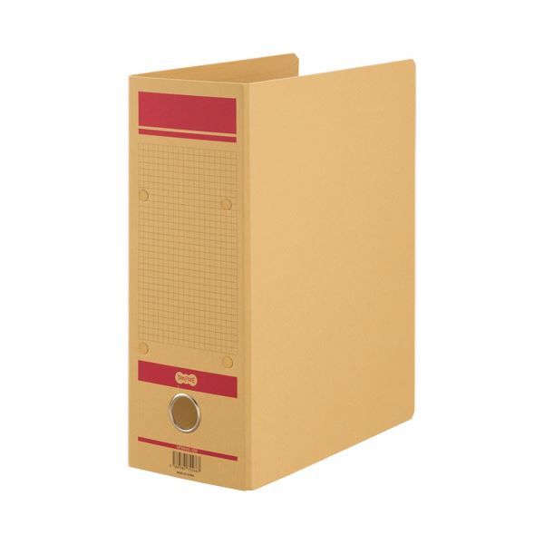 (まとめ)TANOSEE保存用ファイルN(片開き) A4タテ 1000枚収容 100mmとじ 赤 1セット(12冊)【×3セット】 シックでおしゃれな装丁タイプ...