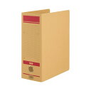 (まとめ)TANOSEE保存用ファイルN(片開き) A4タテ 1000枚収容 100mmとじ 赤 1セット(12冊)【×3セット】 シックでおしゃれな装丁タイプ...