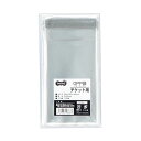 (まとめ) TANOSEE OPP袋 フタ・テープ付チケット用 90×150+40mm 1セット(500枚:100枚×5パック) 【×10セット】 手にまとわり...