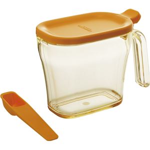 〔42個セット〕 調味料入れ 約幅75mm 約容量440ml スリム イエロー 簡単開閉 リス リベラリスタ クック..