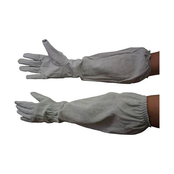 中部物産貿易 ホーケン 肘まで長～い革手袋 M 55698 1双 豚本革 レザー を使用した長めの手袋 果樹の剪定や収穫に最適 肘までしっかりと保護