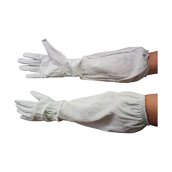 中部物産貿易 ホーケン 肘まで長～い革手袋 L 55697 1双 豚本革 レザー を使用した長めの手袋 果樹の剪定や収穫に最適 肘までしっかりと保護