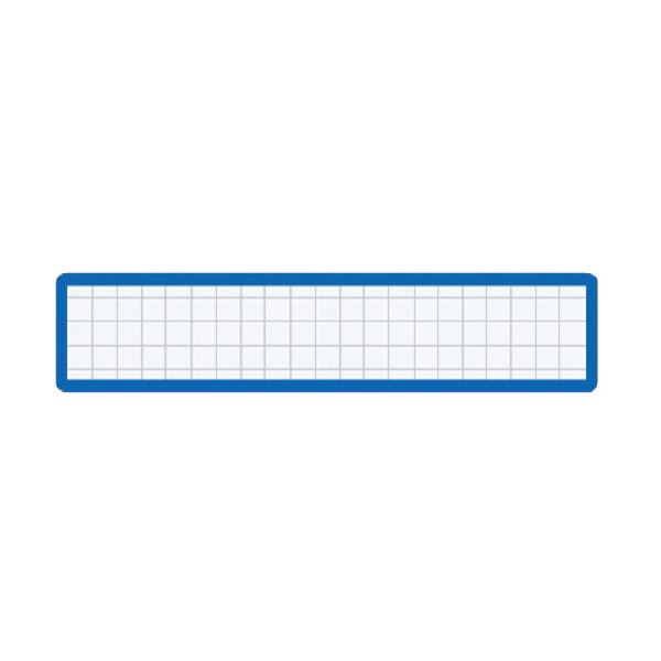 (まとめ)コクヨ マグネット見出しカード寸法19×105mm 青 マク-411B 1セット(10個)【×5セット】 見出しにぴったり スチールキャビネット用マグ...