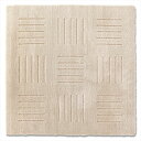 吸着式 キッチンマット 台所用 /台所マット 【ベージュ】 60×60cm 正方形 日本製 国産 ジョイント式 洗える ウォッシャブル 『ピタプラス ブリック』...