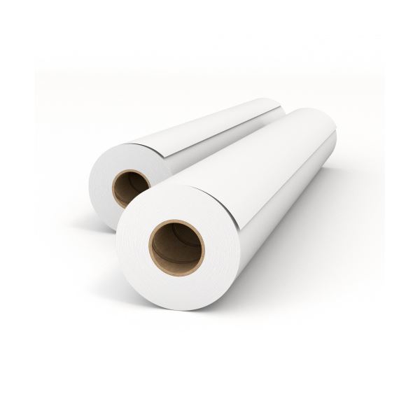 オセ レッドラベル68 ECF普通紙RD5200B2 FSC 594mm×200m RD5200B2FS 1箱(2本) 赤 プロ仕様の広幅プリンタ用普通紙ロール...