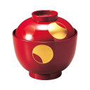 松庵小吸椀/お椀 【朱つぼつぼ TA】 直径93×高さ92(65)mm 日本製 国産 食洗機対応 〔和食 レストラン 店舗 お店〕 飲食店で使える食器洗い機対応...