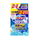 (まとめ) 小林製薬 ブルーレット スタンピー 除菌効果プラス つけ替用 フレッシュコットン 1パック(3本) 【×5セット】 青 黒ズミからの水ぎわを除去 驚...