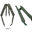 USタイプ H型 サスペンダー オリーブ ナイロン UTXピストルベルト対応 アメリカ軍 米軍 レプリカ ミリタリーグッズ 軍モノ オリーブカラーのUSタイプH...