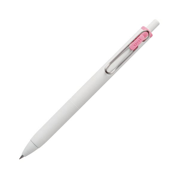 （まとめ）三菱鉛筆 ゲルインクボールペン ユニボール ワン 0.38mm ライトピンク （軸色：オフ
