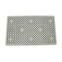 【10個セット】 泥・雪落とし用 玄関マット/ドアマット 【45×60cm グレー】 コンドル 泥っぷマット 〔エントランス 入口 店舗〕 泥や雪を簡単に落とす...