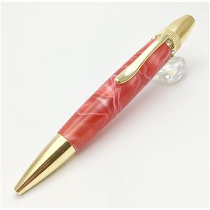 日本製 国産 スワロフスキー ボールペン/文房具 【レッド】 パーカータイプ 芯：0.7mm 文具 オフィス 事務用 用品 『Acrylic』 赤 スタイリッシュなデザインとスワロフスキーの輝きが魅力の日本製 国産 ボールペン 滑らかな書き心地とおしゃれさを兼ね備えたアイテム 赤