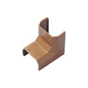 (まとめ) ケーブル 配線 カバー22mm幅 入角 ブラウン CA-KK22BRR 1個【×30セット】 茶 角度自在 美しい配線整理 サンワサプライの22mm...