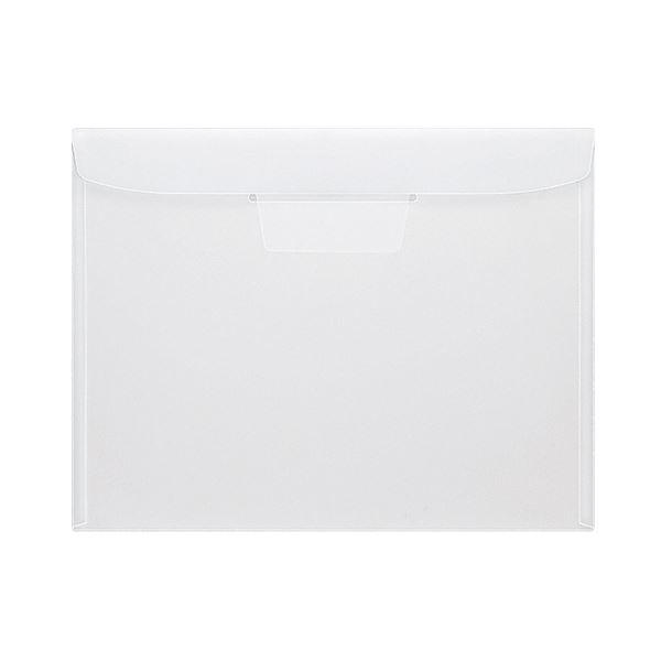 (まとめ) コクヨ クリヤーホルダー(クリアホルダー)(エンベロープタイプ) A4ヨコ 透明 フ-SE770T 1セット(10枚) 【×10セット】 透明なA4...