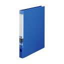 (まとめ) TANOSEE OリングファイルA4タテ 2穴 150枚収容 背幅32mm ブルー 1セット(10冊) 【×10セット】 青 高い耐久性 頑丈 なカ...