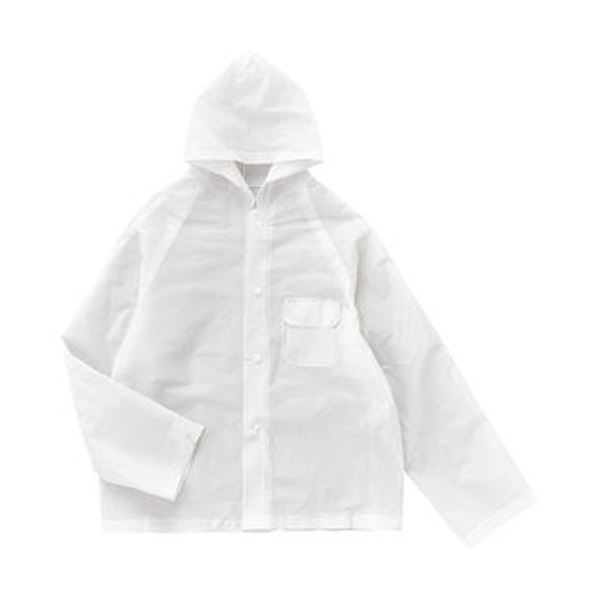 (まとめ)オカザキ レインパーカー M 1着【×50セット】 急な雨にも即座に対応 持ち運びもラクラク コンパクト折りたたみレインパーカーMサイズが50着セットでお得