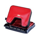 (まとめ) マックス 軽あけパンチSCOOVA DP-25T/R 赤 DP90129【×10セット】 パンチ力で驚くほど軽快 進化した軽量パンチ SCOOVA ...