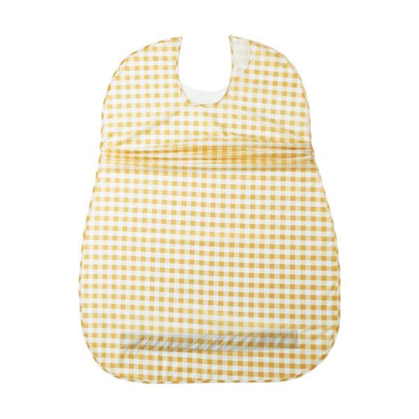 オオサキメディカル プラスハートこぼれにくい食事用エプロン サイドタック ベージュ 73747 1セット(5枚) こぼれない食事用エプロン 食べこぼしの横モレを...