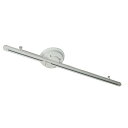 簡易取り付け式 スライドダクトレール ライト 照明 器具 幅102.5×奥行18.5×高さ8cm 金属 スチール 定格電圧 電流 100V 5A 店舗 リビング...
