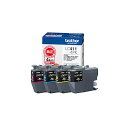 【純正品】 BROTHER(ブラザー) LC411-4PK インクカートリッジ 4色パック(ブラック・シアン・マゼンタ・イエロー) 黒 黄 鮮やかな色彩が躍動す...