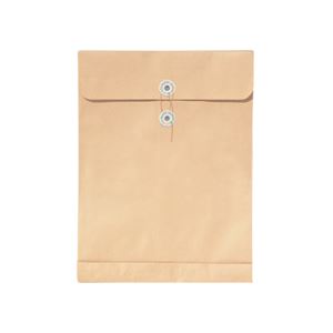 菅公工業 再生紙クラフト エコパッカー角2 120g/m2 ホ088 1パック(100枚) 便利なマチ付保存袋 書類整理や持ち運びに最適 再生紙クラフトでエコな...