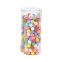 (まとめ)ぼんてんミックス10mm(250個)【×5セット】 多彩な色と形のボンテンミックス 250個入り×5セットでお得にGET