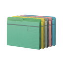 (まとめ)ライオン事務器 ハーフカットフォルダーA4判 青 No.42-20P 1パック(20冊) 【×3セット】 青い海を彷彿とさせる、A4サイズの2山カット...