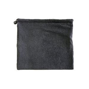 吸湿発熱 ネックウォーマー 【ブラック×10枚セット】 約28cm×28cm ポリエステル HN300 〔防寒用品 寒さ対策〕 黒 寒い季節の通勤・通学に最適 ...