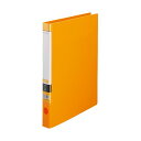 (まとめ) TANOSEE OリングファイルA4タテ 2穴 150枚収容 背幅32mm オレンジ 1セット(10冊) 【×10セット】 頑丈なカバーで機能満載 ...