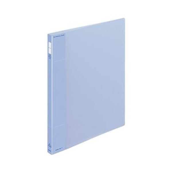 (まとめ)コクヨ ポップリングファイル(スリム)A4タテ 2穴 100枚収容 背幅21mm 青 フ-PS410B 1セット(10冊)【×3セット】 スリムで使い...