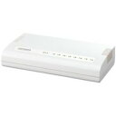 IOデータ 100BASE-TX/10BASE-Te対応 8ポート レイヤー2スイッチングハブ ホワイト ETX-ESH08WC 白 高速通信に対応した8ポート...