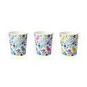 (まとめ)TANOSEE 紙コップ LittleBird 150ml(5オンス)1セット(400個:80個×5パック)【×2セット】 癒しの鳥が描かれた北欧イラ...