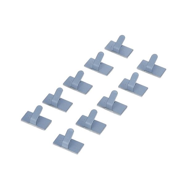 (まとめ) ケーブル 配線 結束フック15×25mm LD-US15 1パック(10個) 【×30セット】 ケーブル 配線 をスマートにまとめる 便利なケーブル 固定フック 15×25mmサイズのパックで、10個入り 使いやすくて経済的 ケーブル の結束に最適 30セットでお得