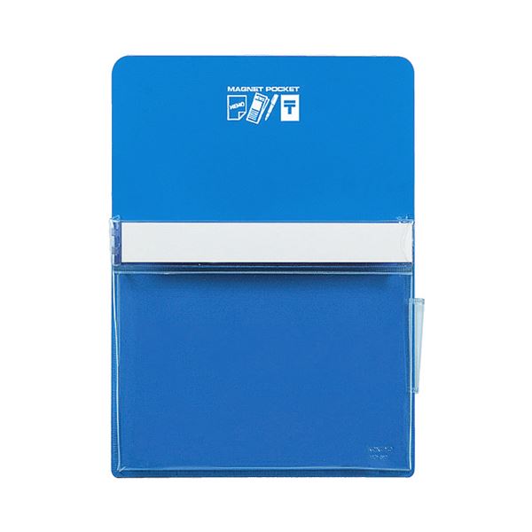 (まとめ)コクヨ マグネットポケット B5270×197mm 青 マク-501NB 1個【×5セット】 コクヨのマグネットポケットは、金属面に取り付けて書類を収...