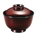 3.5寸 千鳥椀/お椀 【溜 TA】 直径105×高さ87(63)mm 日本製 国産 食洗機対応 〔和食 レストラン 店舗 お店〕 飲食店で使える 食器洗い機対...