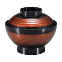 平筋雑煮椀/お椀 【黄金塗分 TA】 直径128×H106(H72)mm 日本製 国産 食洗機対応 〔和食 レストラン 店舗 お店〕 飲食店で使える 食器洗い機...