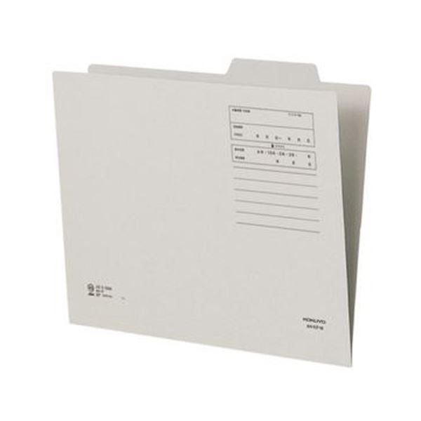 (まとめ)コクヨ 個別フォルダー(間伐材使用)A4 グレー A4-KIF-M 1セット(10冊)【×10セット】 地球に優しい、森林保護のための革新的なA4フォ...