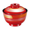 3.5寸 千鳥椀/お椀 【朱ー筆かすり TA】 直径105×高さ87(63)mm 日本製 国産 食洗機対応 〔和食 レストラン 店舗 お店〕 飲食店で使える 食...