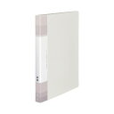 (まとめ)コクヨ クリヤーブック(Glassele) 固定式・背ポケット A4タテ 40ポケット オフホワイト ラ-GLB40W 1セット(10冊) 【×3セッ...