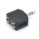 (まとめ)日本トラストテクノロジー ステレオミニジャック 2分配コネクタ JSC-024BK【×5セット】 音楽を広げる魔法のコネクタ 一瞬で音楽を二倍楽しめる...