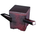 新元禄角湯筒/和食器 【大 古代漆刻塗 A】 108×108×128mm 700cc 日本製 国産 〔和食 レストラン 居酒屋 店舗 お店〕 和の味わいを極める...